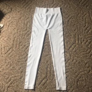 white leggings